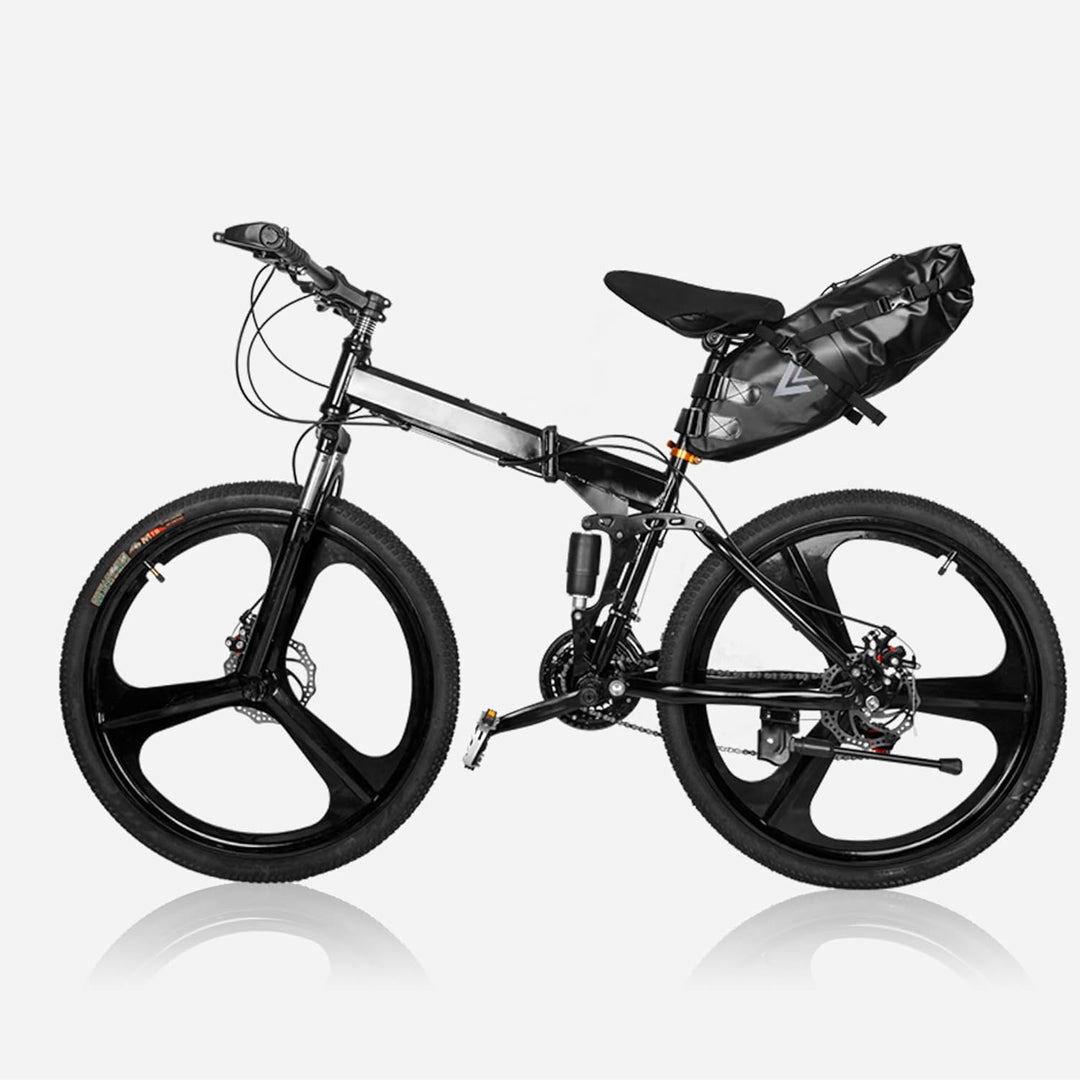 wasserdichte Fahrrad-Satteltasche - 13L Rollverschluss Fahrradsatteltasche Unter Sattel Aufbewahrung