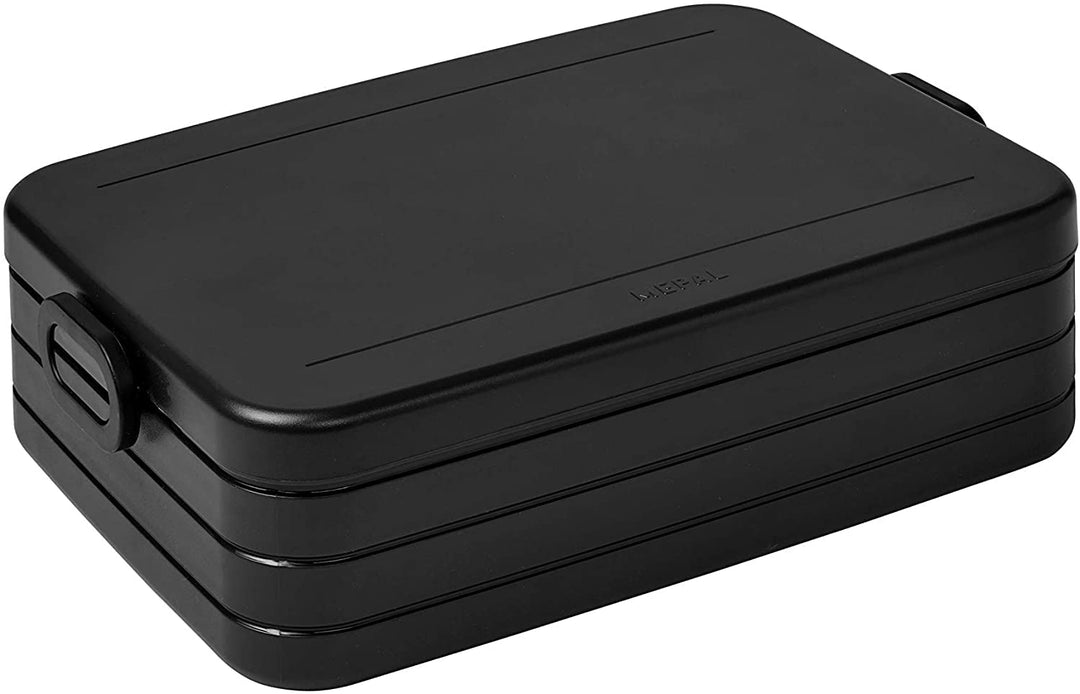 Mepal Brotdose Large – Brotdose To Go - Lunchbox für 4 Sandwiches oder 8 Brotscheiben - Meal Prep Bo