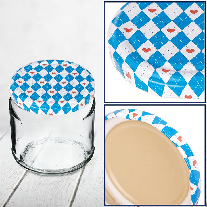 KADAX 100er Set Einmachgläser 200ml TO66, Marmeladengläser Vorratsgläser Mason Jar mit Schraubdeckel