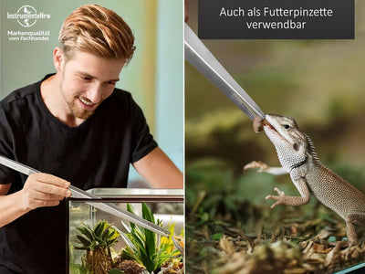 Aquarium Pinzette Gerade Futterpinzette Pflanzenpinzette 9 cm bis 60 cm (60,0 cm), 60,0 cm