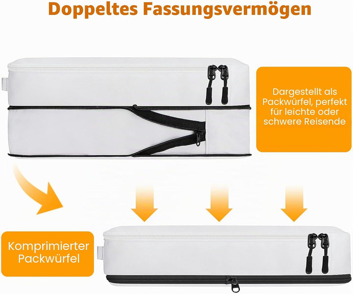 Koffer Organizer Set 8-teilig, Packtaschen für Koffer, Packing Cubes Set für Reise,Packtaschen mit K