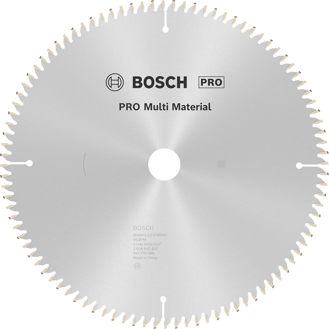 Bosch Professional Kreissägeblatt (für Multi Material, AussenØ: 305mm, Bohrung: 30mm, Zubehör für Ka