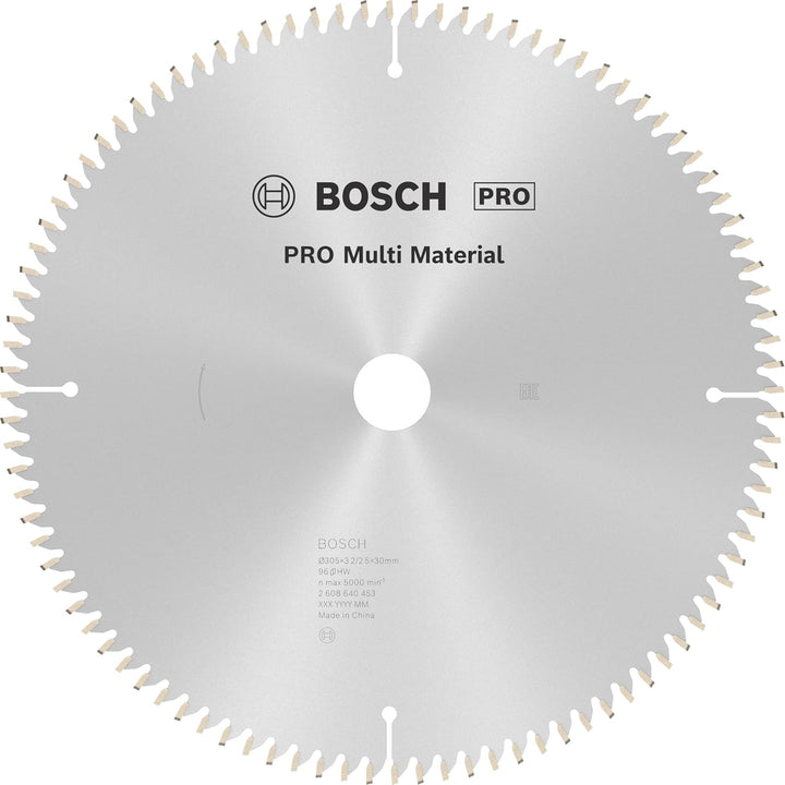 Bosch Professional Kreissägeblatt (für Multi Material, AussenØ: 305mm, Bohrung: 30mm, Zubehör für Ka