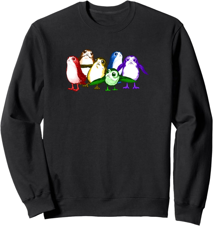 Star Wars Rainbow Pride Porg Parade Sweatshirt