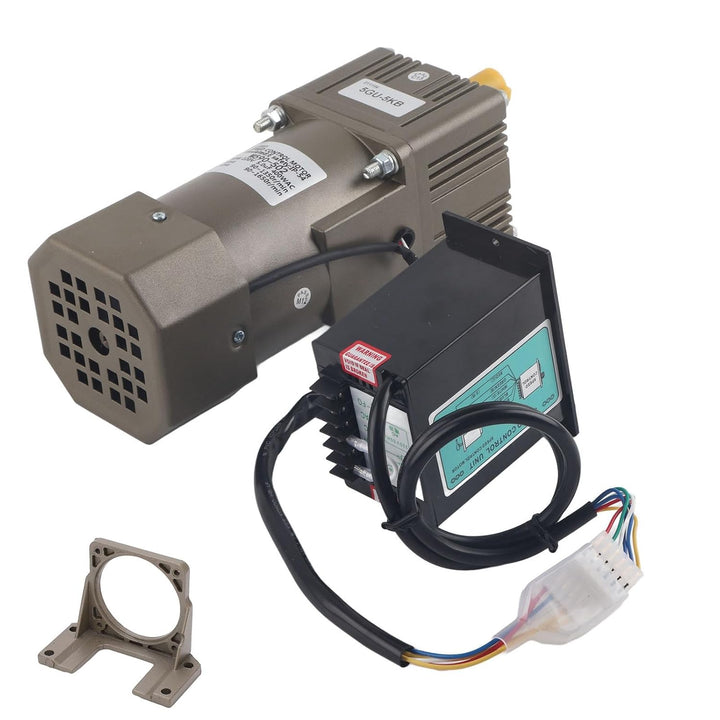 AC 220V 90W Motor mit einstellbarer Drehzahl Stufenlos regelbarer Frequenzumrichtermotor mit Getrieb