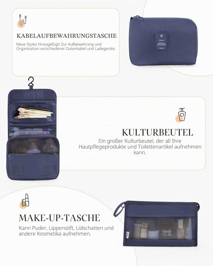 Anjing koffer Organizer 11-teilig, Packing Cubes, leichte Reisegepäck-Organizer, platzsparend, wasse