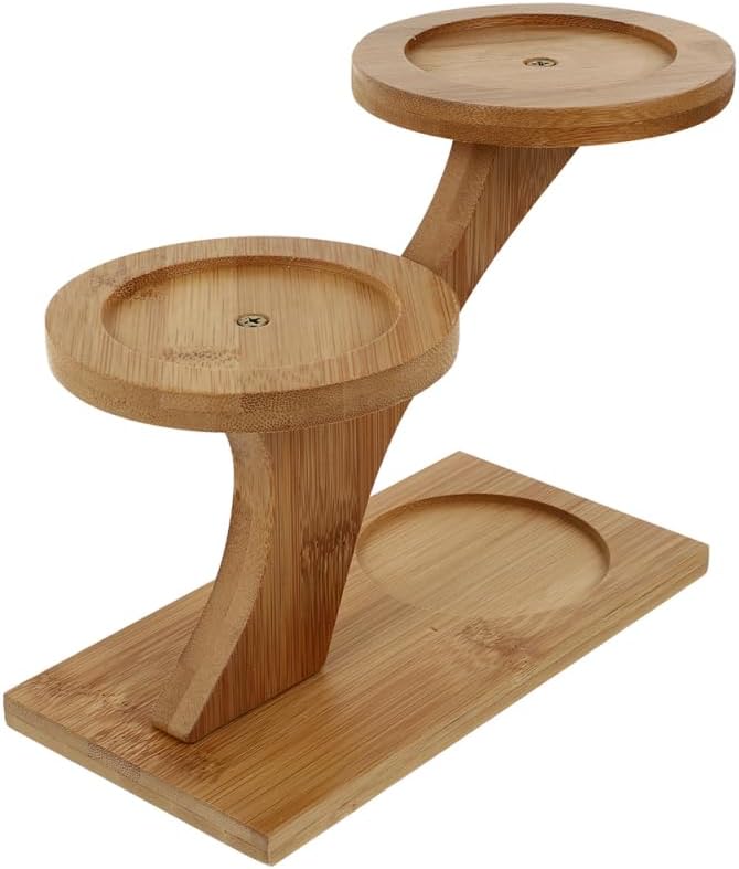 Angoily Blumentopf Cupcake Dessert Ständer Pflanzentreppe Holz Pflanzenständer Blumentreppe Blumenst