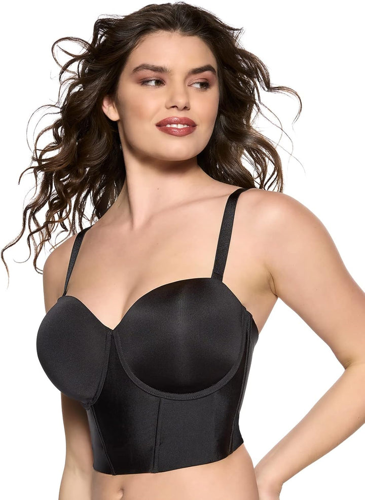 Felina Body Veil Longline Trägerloser Nahtloser BH - Plus Size Trägerloser BH mit breitem Rücken - T