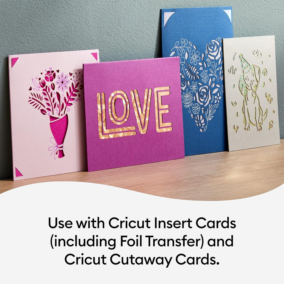 Cricut Kartenmatte - 2x2 | Kompatibel mit allen Cricut Kartengrössen | Erstellen Sie individuelle Ka