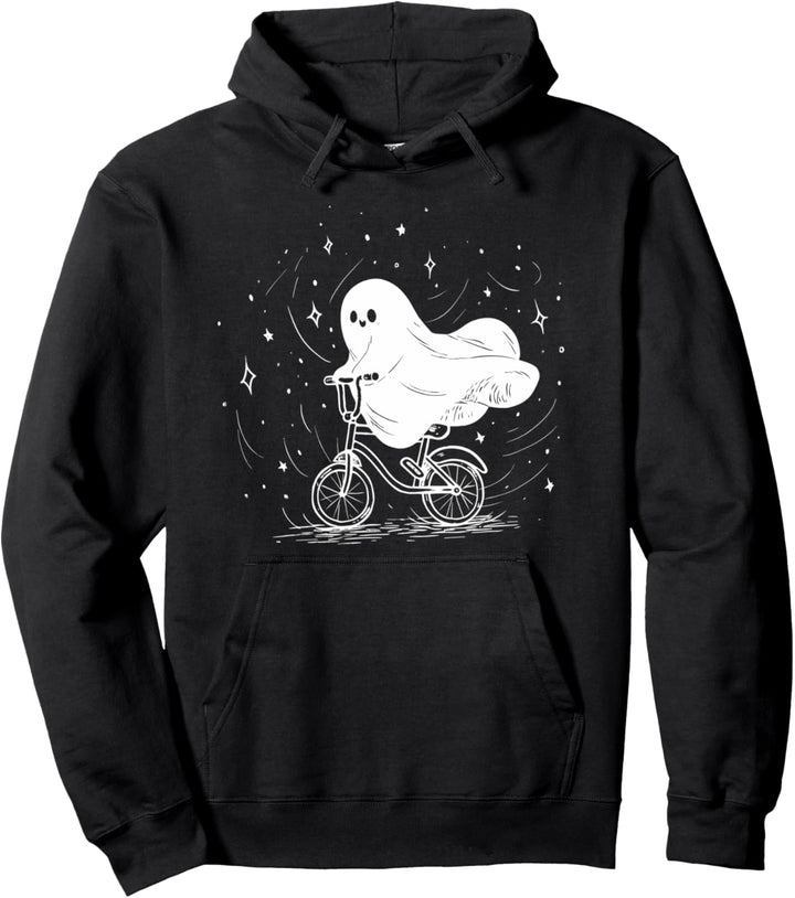 Halloween Geister Fahrrad Kostüm Lustiges Biker Fahrrad Pullover Hoodie