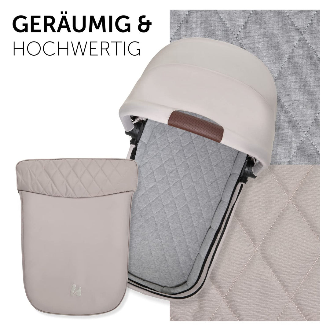 hauck Babywanne mit Memory-Knöpfen für Walk N Care Kinderwagen für Neugeborene ab Geburt bis 9 kg, U