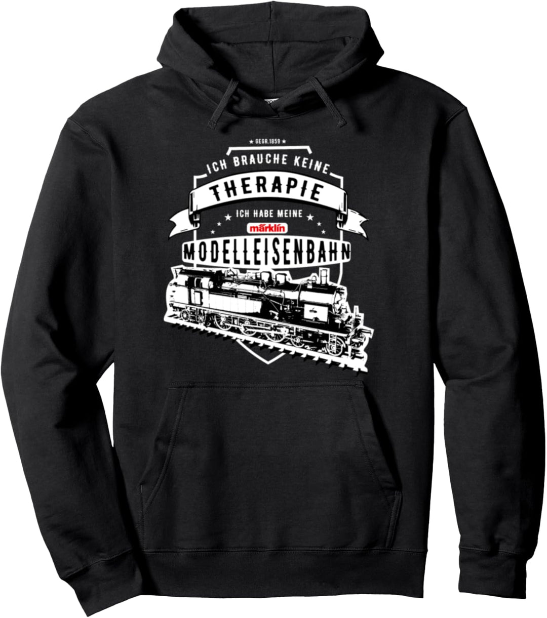 Maerklin Ich Brauche Keine Therapie Modelleisenbahn Pullover Hoodie