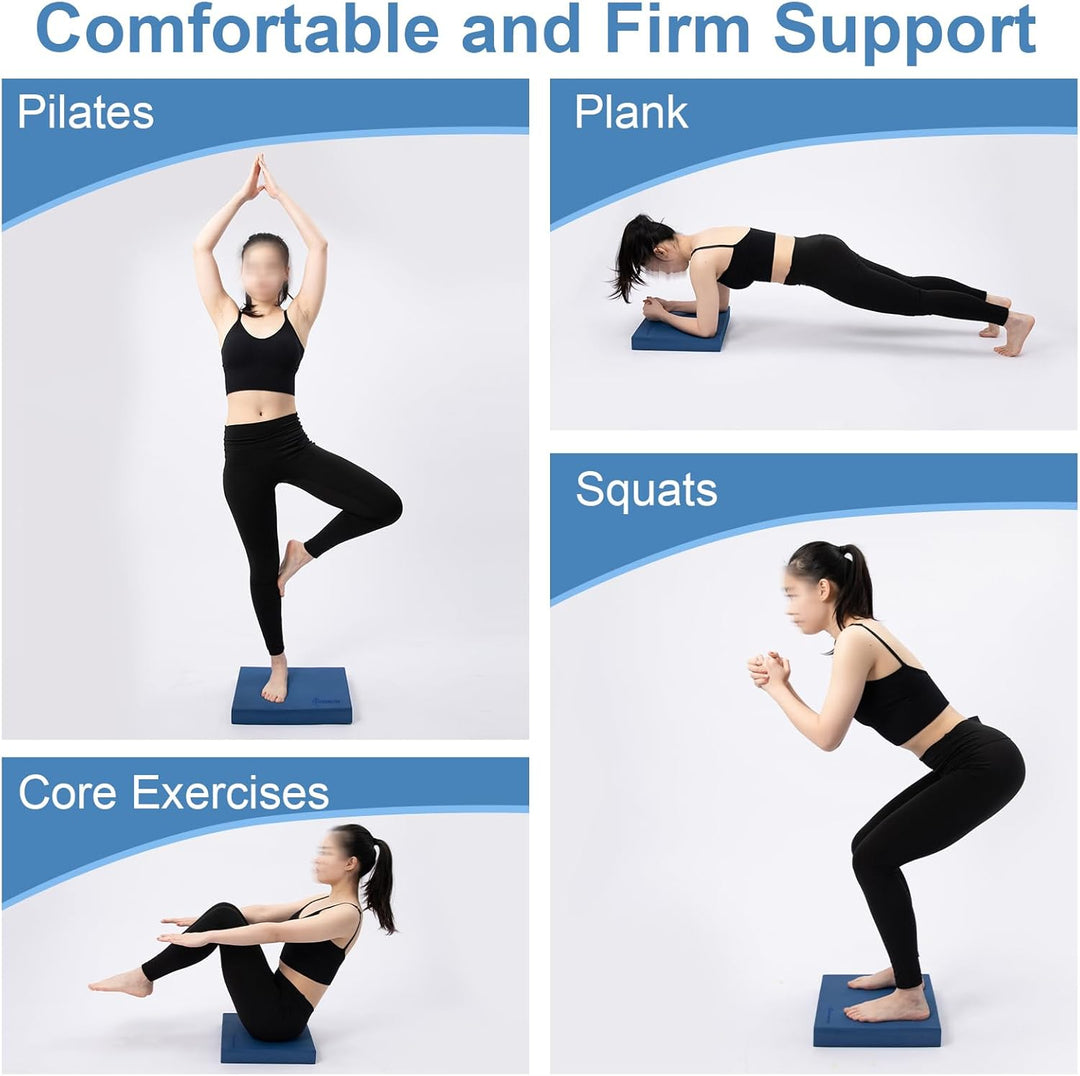 StrongTek Professional Foam Exercise Balance Pad.15.8" x 13" x 2", High Density TPE Schaum Kniepolst