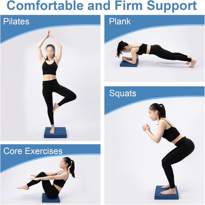 StrongTek Professional Foam Exercise Balance Pad.15.8" x 13" x 2", High Density TPE Schaum Kniepolst