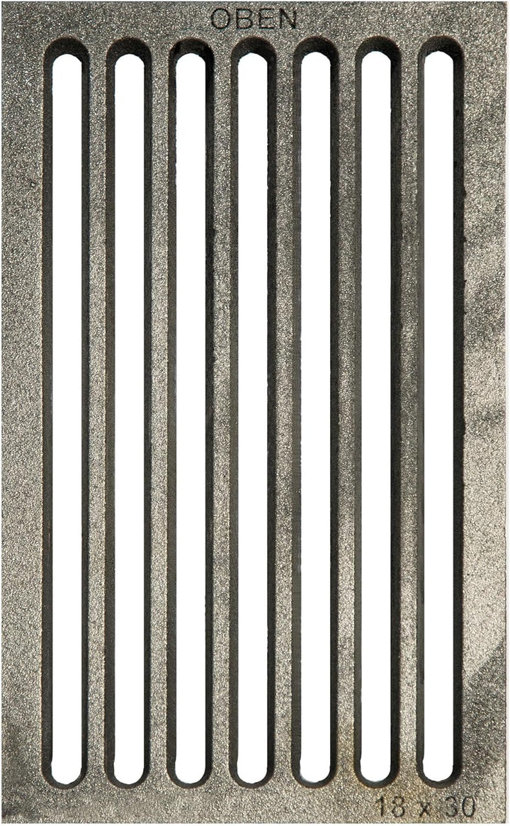 ScarMaxx - Kaminrost Gusseisen 18x30 cm - Ascherost für Kaminofen - Kamin Feuerrost - Robuster und M