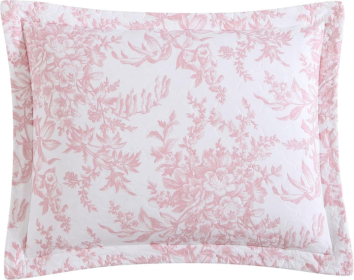 Laura Ashley - Bettwäsche-Set für Doppelbett, wendbare Baumwoll-Bettwäsche mit passendem Kissenbezug