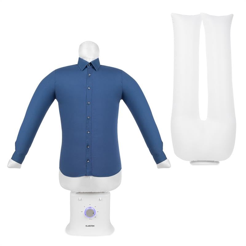 Klarstein ShirtButler Deluxe automatisches Trocken- und Bügelgerät, 2-in-1: Trocknen und bügeln, 125