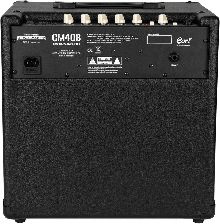 Cort CM40B – Verstärker Bass – 40 W – HP 12 Zoll