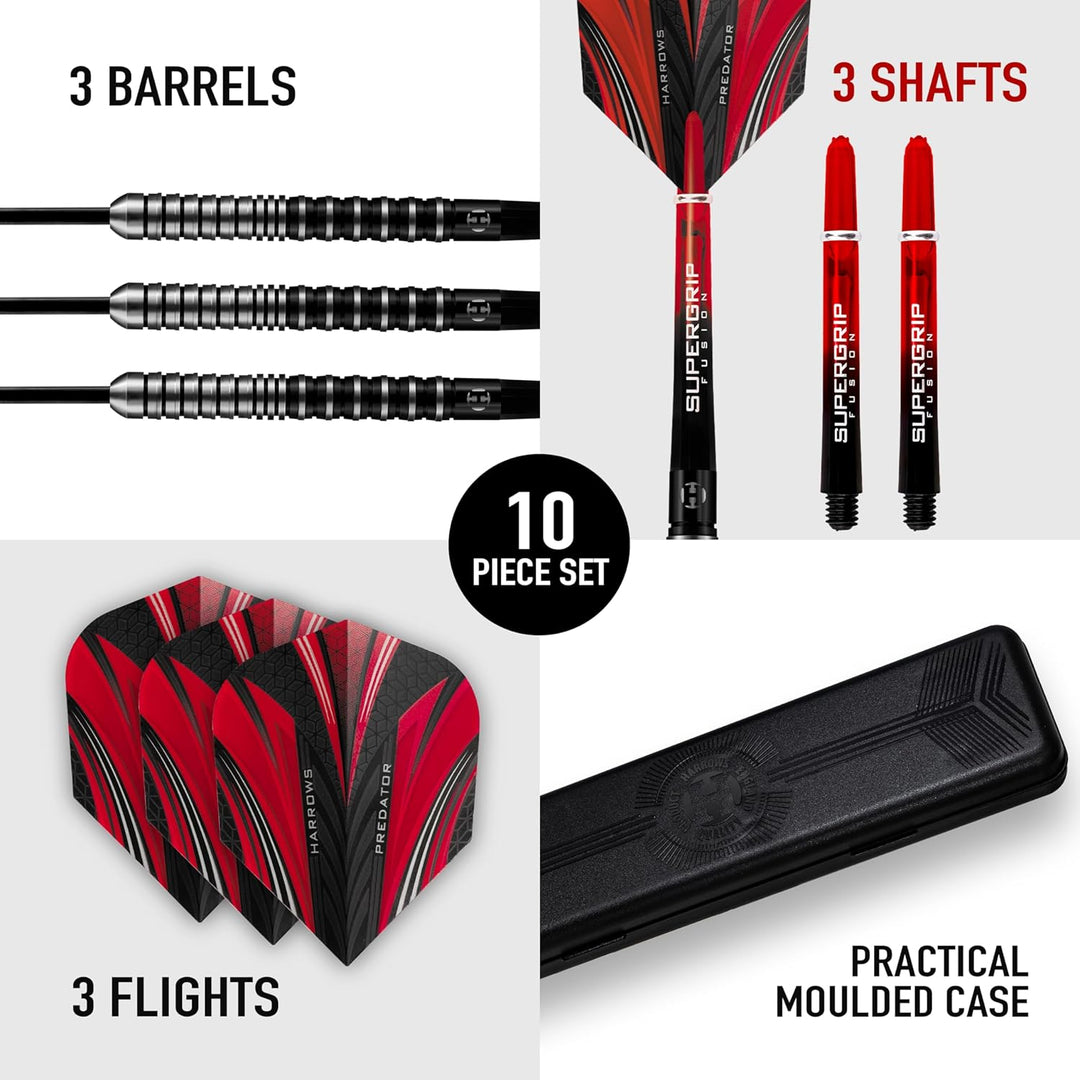 Harrows Predator 90% Tungsten Soft Tip Darts 20.0 Gramm, 20.0 Gramm