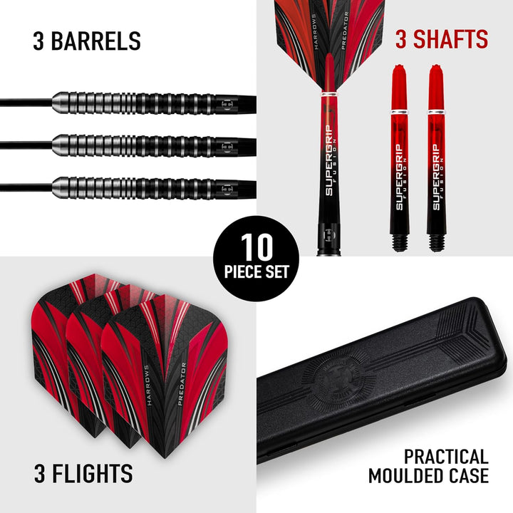 Harrows Predator 90% Tungsten Soft Tip Darts 20.0 Gramm, 20.0 Gramm