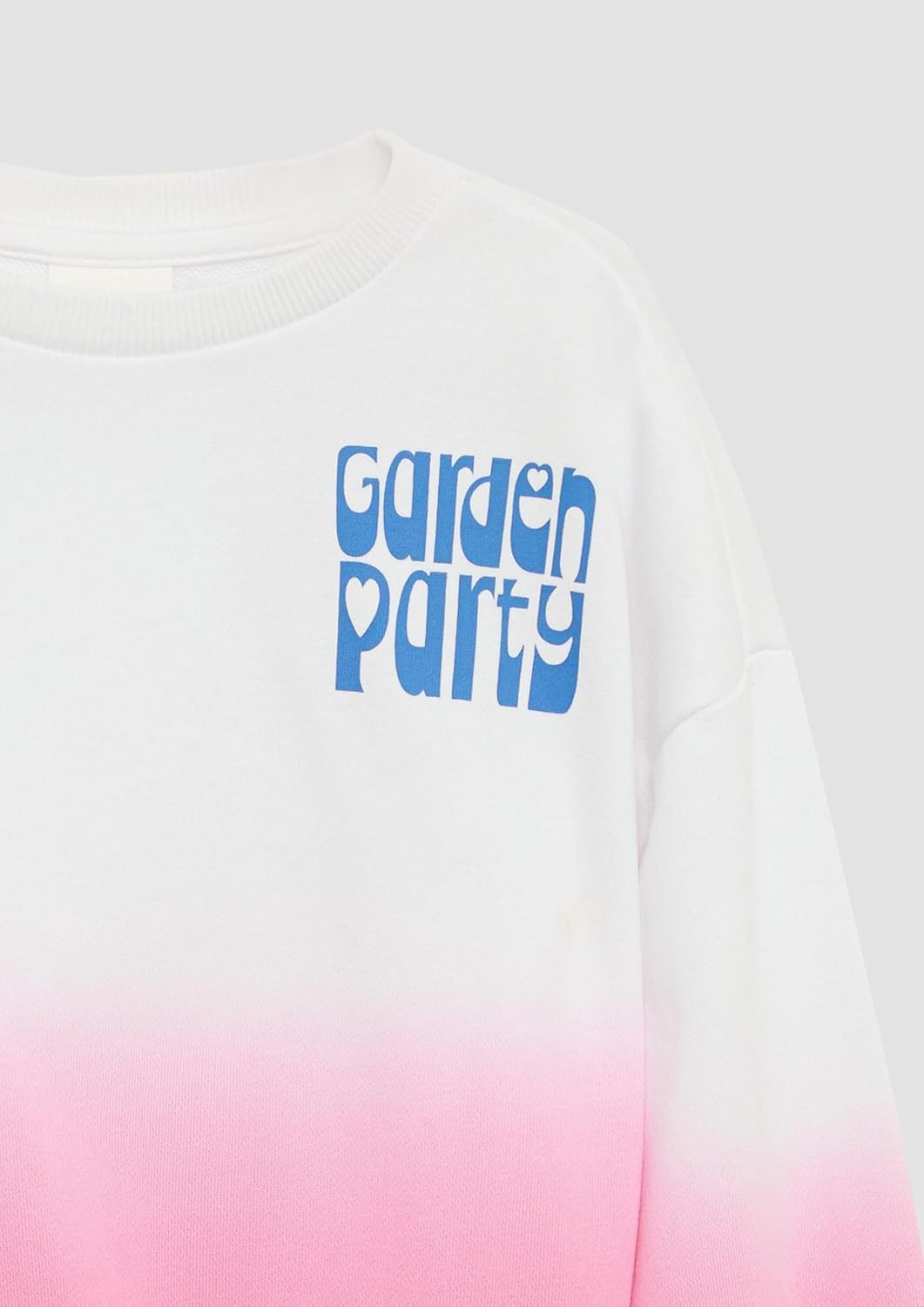 s.Oliver Oversized Sweatshirt mit Print und Farbverlauf 116-122 0100_weiss, 116-122 0100_weiss