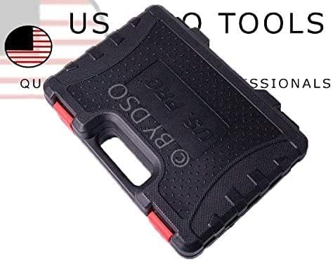 Punkt US PRO europäische 16 Stücke 1.27 cm Zoll Antrieb 6 Deep Impact Steckschlüsselsatz US1340