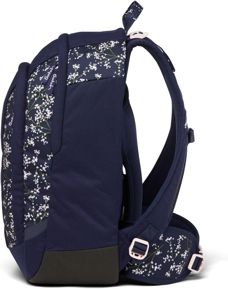 satch Air Schulrucksack Set 3tlg. inkl. Schlamperbox und Sporttasche Bloomy Breeze, Bloomy Breeze