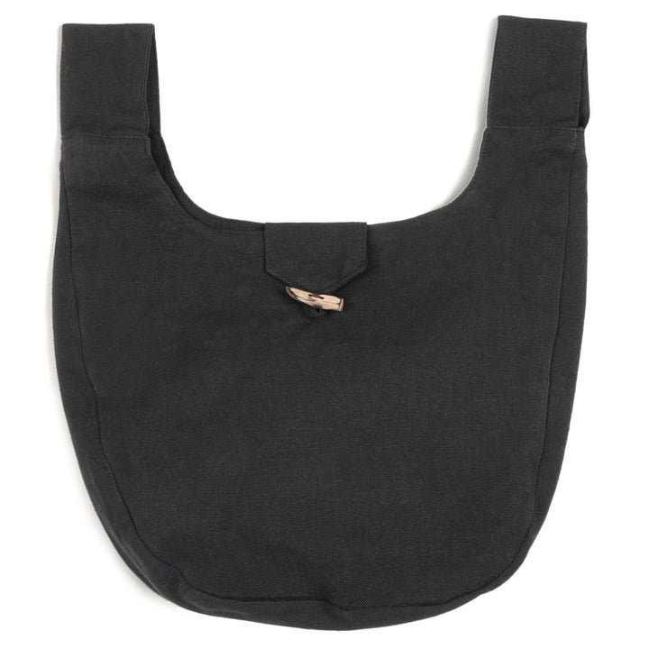 Mittelalter-Tasche Gürteltasche Baumwolle Modell: Egil Schwarz, Schwarz