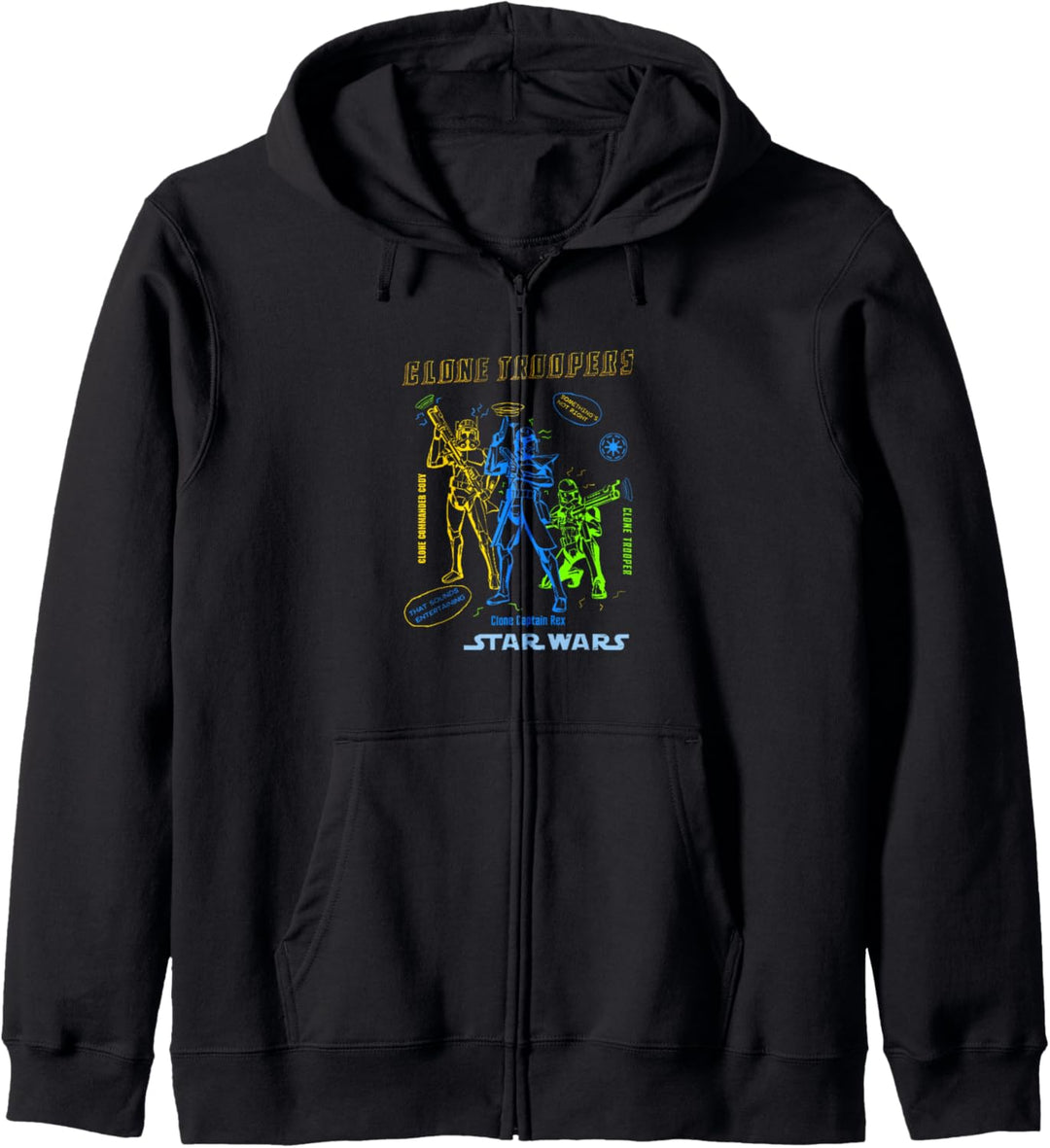 Star Wars: Clone Wars Clone Troopers Doodles Kapuzenjacke