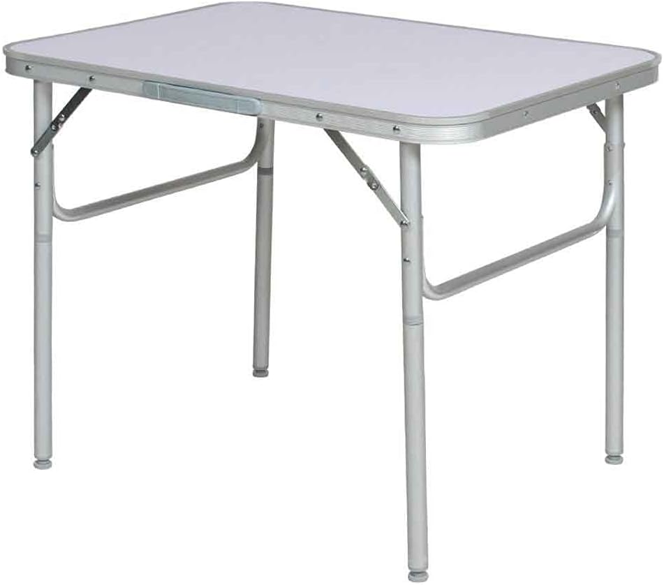 BAKAJI Klapptisch Camping Campingtisch Picknick, Aluminium, 60 x 45 x 50 cm, zusammenklappbar, Ameis