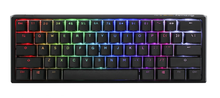 Ducky One 3 Classic Black/White Mini Gaming Tastatur, RGB LED - MX-Silent-Red (US)