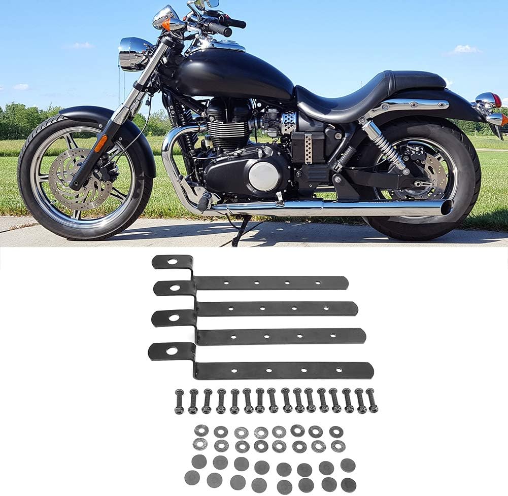 Seitenkastenhalterung, Fydun Universal Eisen Seitenkoffer-Montagehalterungen-Kit Motorrad-Modifikati