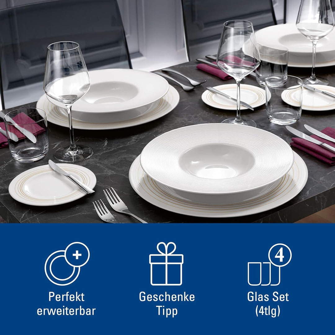 Villeroy &amp; Boch 11-3667-8110 La Divina Rotweinkelch, Glas, transparent, 4 Stück (1 Packung) (Verpack