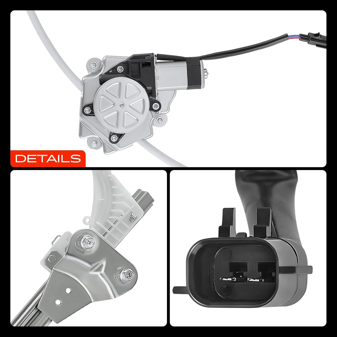 Frankberg Fensterheber mit Motor Hinten Rechts Kompatibel mit Cherokee KJ SUV 2001-2008 55360034AJ