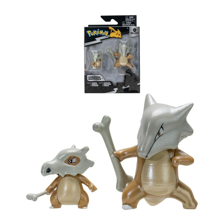 BANDAI - Pokémon – Entwicklungspaket Knochenbein & Knochen – Figur Knochenbein 5 cm + Figur Knochen