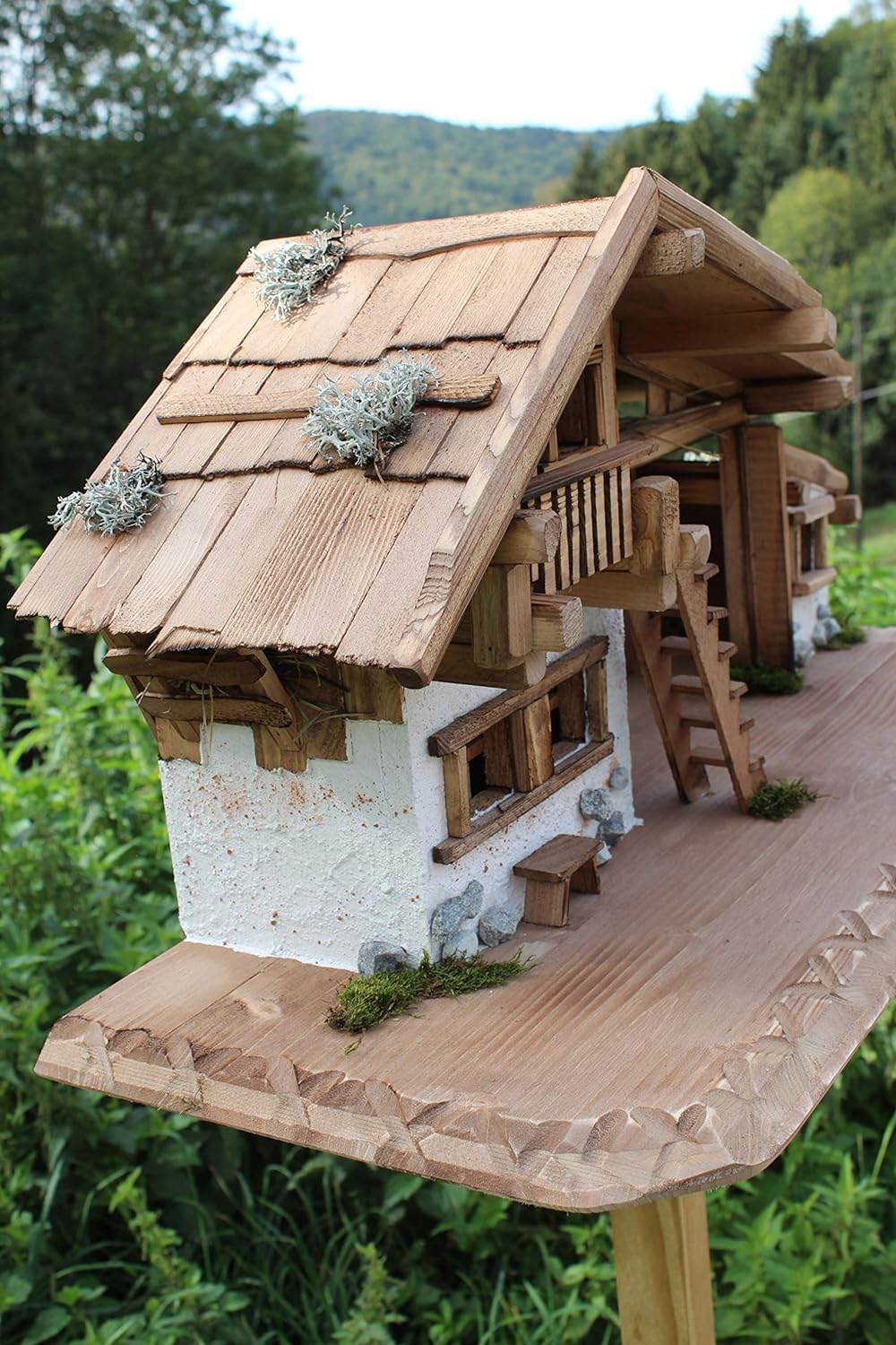 Holzbau Fuchs Weihnachtskrippe- Krippe Krippenstall Weihnachten-Weihnachtskrippe (Krippe W20 ohne, K