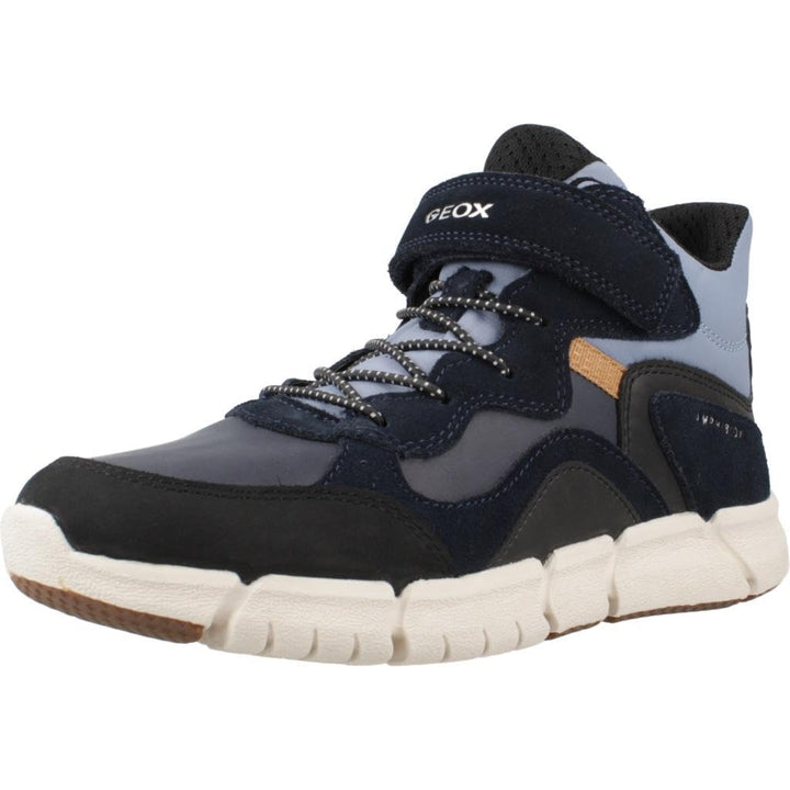 Geox Jungen J Flexyper Boy B ABX Ankle Boot, Navy Lt Blue