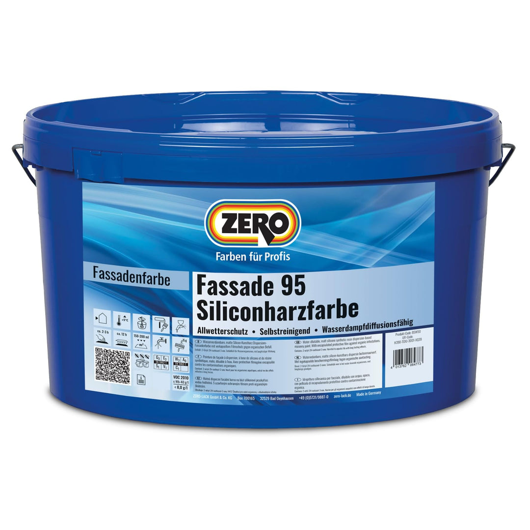 Zero Fassade 95 weiss 5l