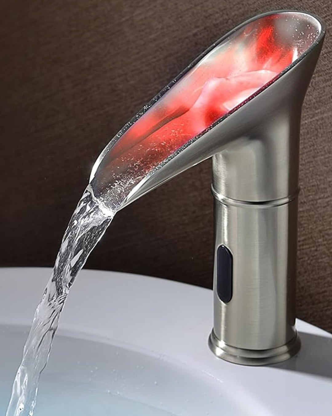 Gangang Led Kalt- Und Heiss-automatischer Sensor Wasserhahn Berührungslos Wasserhahn Dc 3 Farben Was