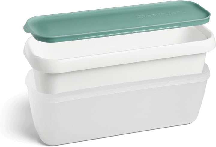 SPRINGLANE 2er-Set Eisbehälter für Speiseeis 1 L, Aufbewahrungsbehälter, Gefrierdosen, Eis-Container