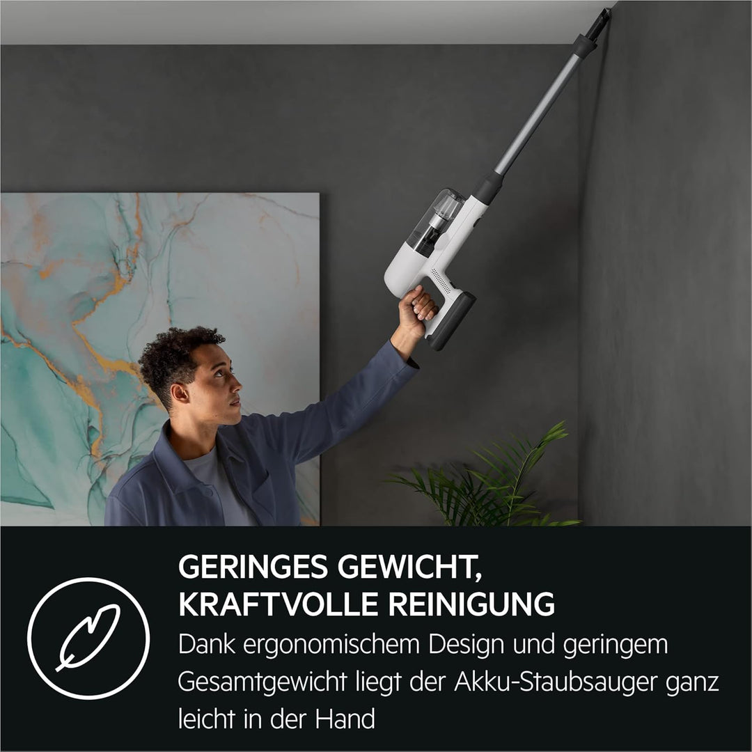 AEG HYGIENIC 7000 Akku-Staubsauger, Extra Kraftvoll, Ultraleicht 2,2 kg, Allergiker, bis zu 40 Min.