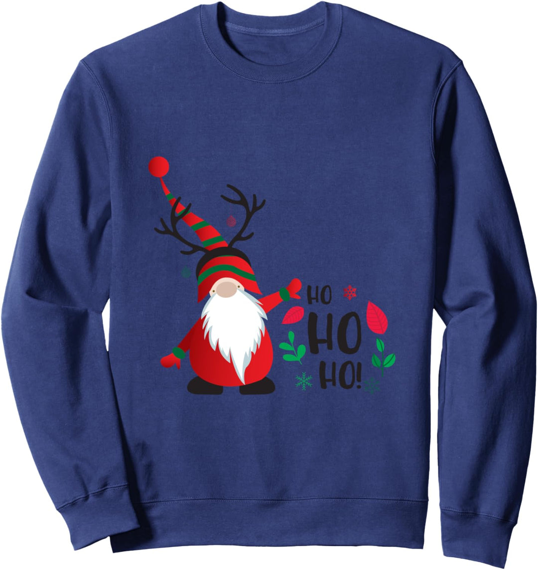 Ho Ho Ho Mini Weihnachtsmann-Zwerg Rentier Weihnachten Sweatshirt