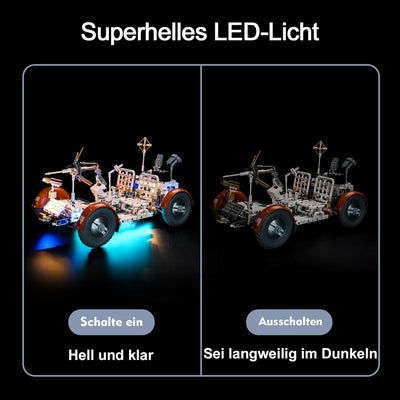 Led Licht Set Kompatibel mit Lego NASA Apollo Lunar Roving Vehicle - LRV (Kein Modell), Dekorationsb