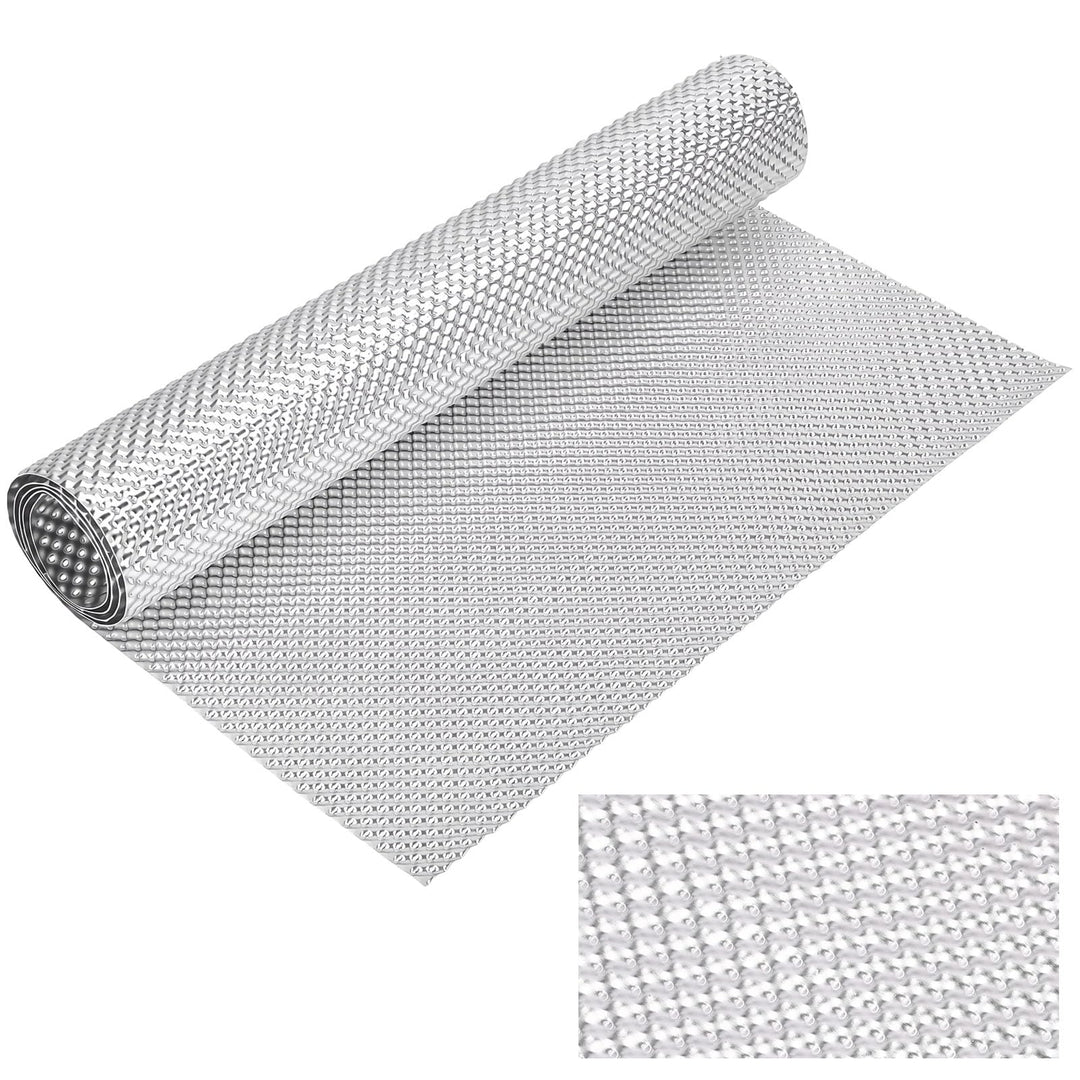 Hitzeschutzblech, Hitzeblech aus Aluminium, 100 x 40 cm, Hitzeschildmatte als Schutzplatte zur Wärme