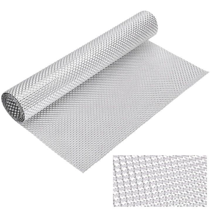 Hitzeschutzblech, Hitzeblech aus Aluminium, 100 x 40 cm, Hitzeschildmatte als Schutzplatte zur Wärme