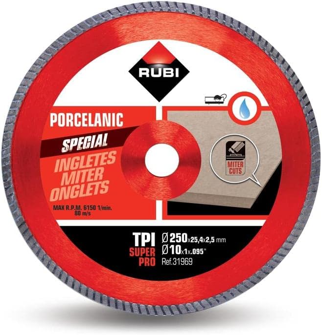 Disque diamant tpi 250 mm super pro RUBI - 31969