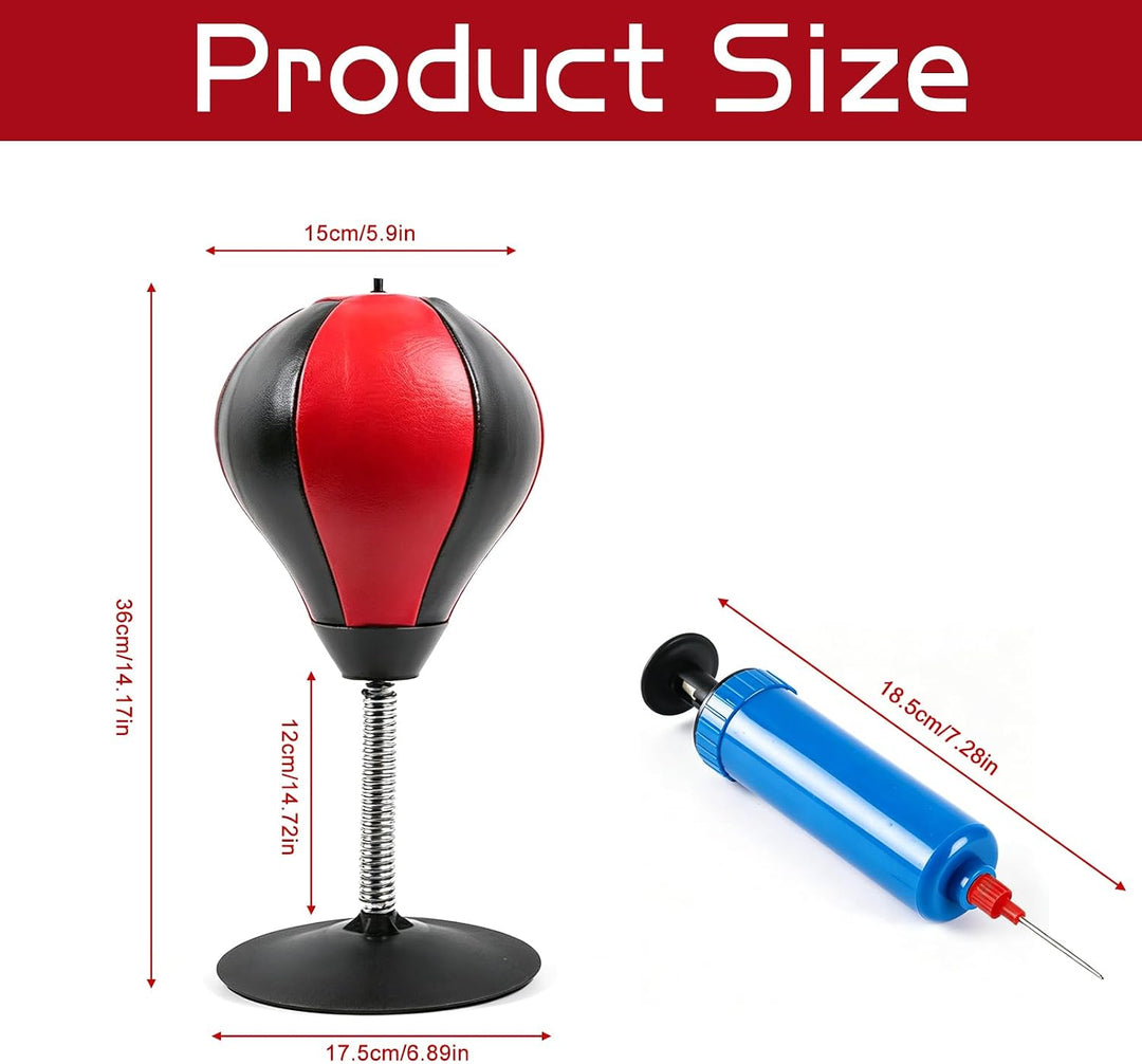 Punchingball Tisch, Schreibtisch Boxsack mit Starkem Saugnapf | Anti-Stress Punching Ball,Desktop-Bo