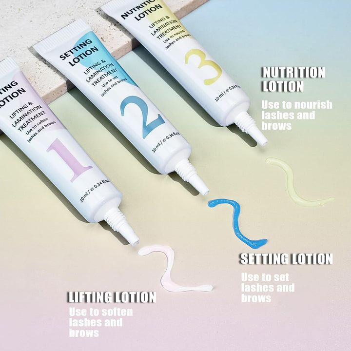 Libeauty Lash Lifting Set & Wimpernlifting Set – Augenbrauen Lifting & Wimpernlifting – Tubendesign