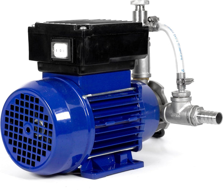 Elektrische Weinpumpe Saft Speiseöl Getränke Impellerpumpe Fischer 20 EPDM 230 V, lebensmittelecht,