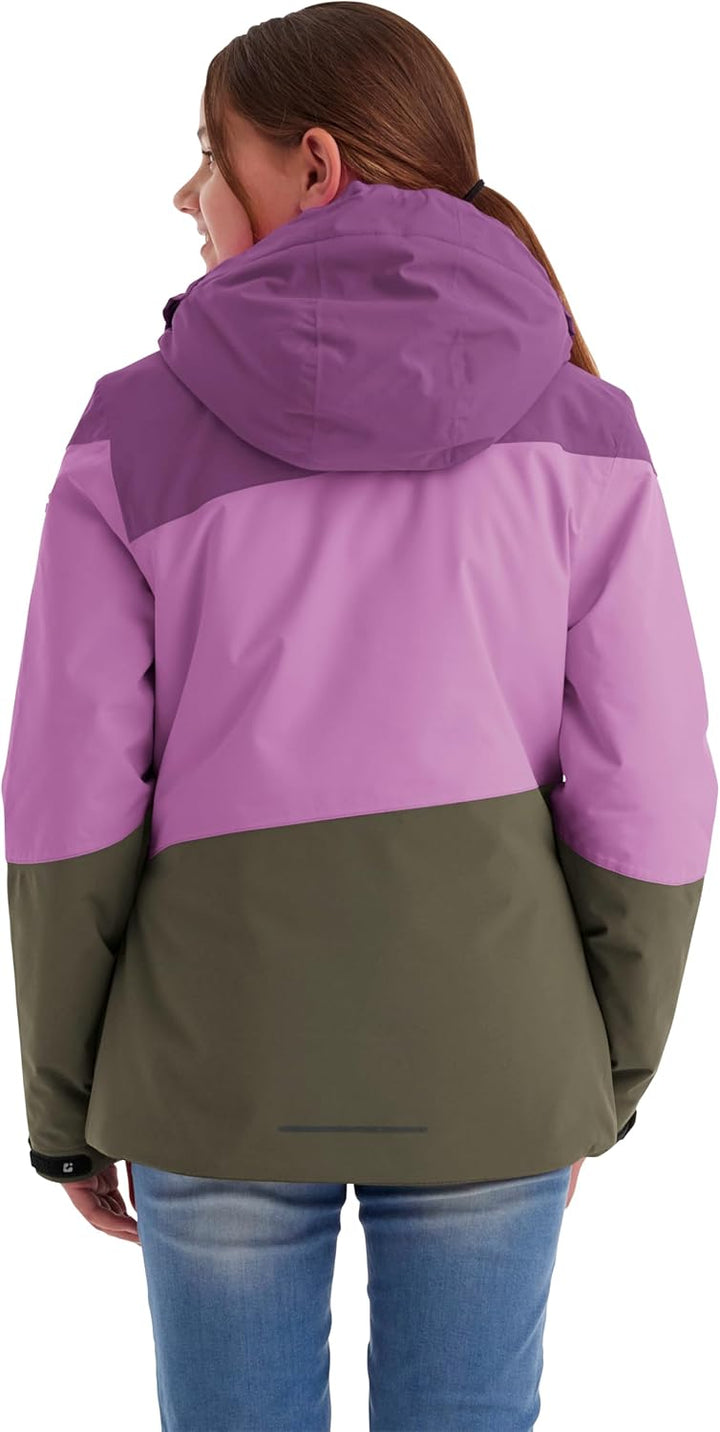 Killtec Mädchen Kow 170 Grls Jckt Funktionsjacke mit Kapuze und Schneefang/Outdoorjacke ist wasserdi